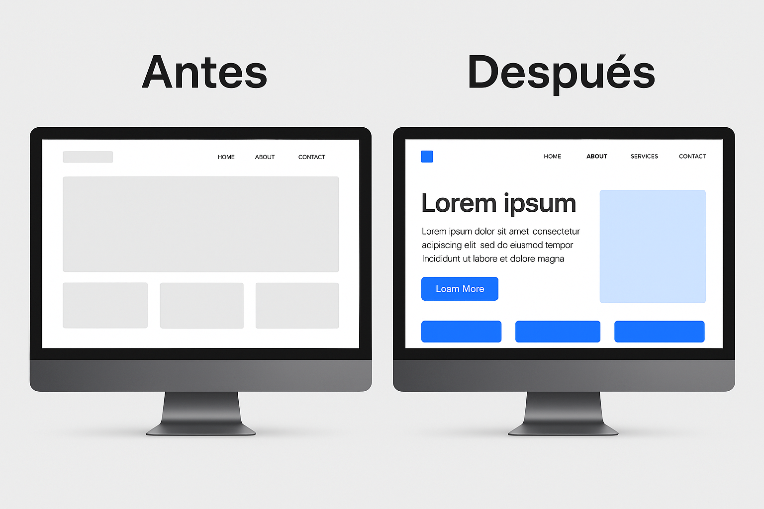 Rediseño Web Mockup